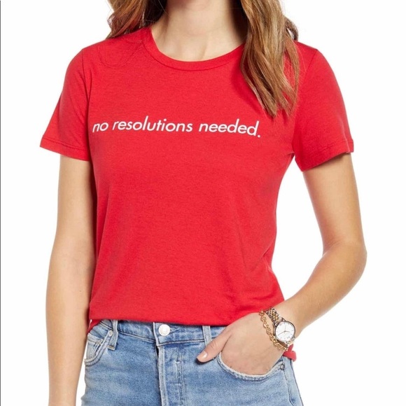 1901 t shirt no resolutions needed - Picture 1 of 8